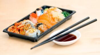sushi, take away, food